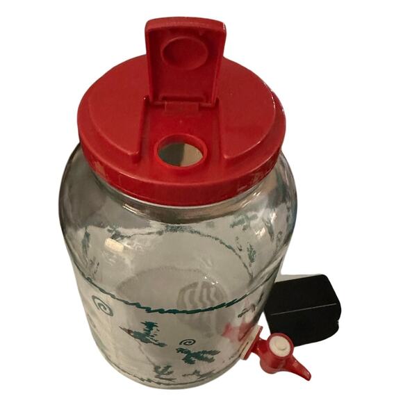 Sun Tea Glass Beverage Dispenser, Vintage, Retro 90's - Picture 2 of 3